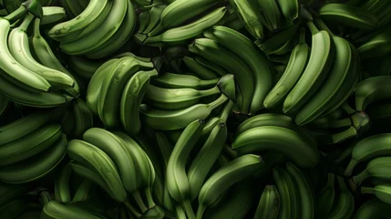  Pile of Fresh Green Bananas © MP Studio