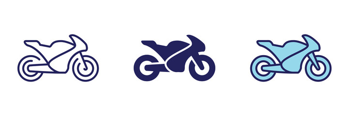 Motorcycle Transportation Icon - Navigation Set © pancale