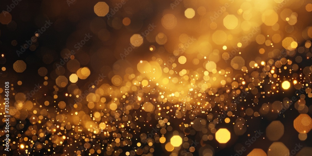 Poster a blurred golden background suitable for various design projects