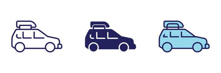 Travel Car Transportation Icon - Navigation Set