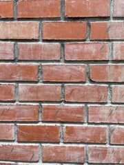 Background of old vintage brick wall.