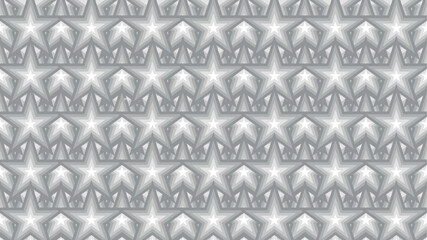 A pattern of stars and shades of gray