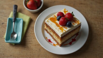 cheesecake with berries