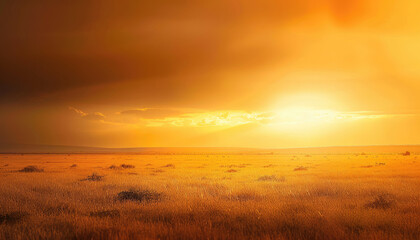 a vast savannah in africa, illustration made with Generative Ai