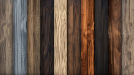 Assorted wood planks, background