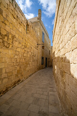 Silent City, Mdina, Malta, sunny day - 780853318