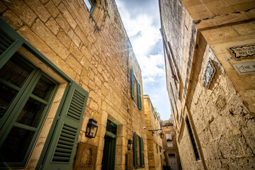 Silent City, Mdina, Malta, sunny day - 780853524