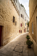 Silent City, Mdina, Malta, sunny day - 780853732