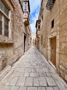 Silent City, Mdina, Malta, sunny day