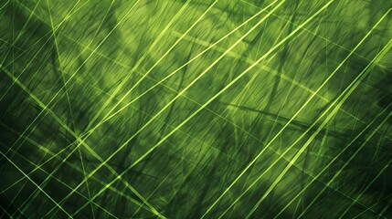 Green abstract geometric scratches background lines
