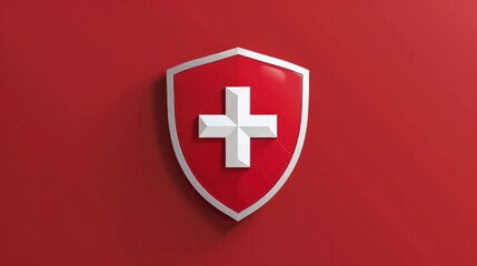 Obraz premium A digital representation of health medical insurance