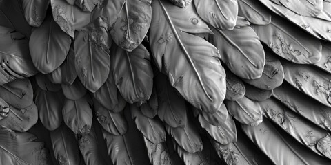 A close-up shot of a bird's wing, perfect for nature projects
