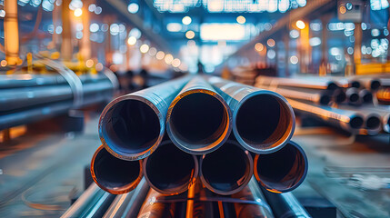 Warehouse for storing and processing steel pipes. Plant for the production of steel pipes for pipelines.