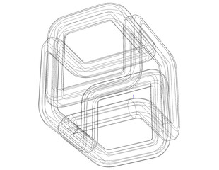 Hexa Infinity Cube 3D print model
