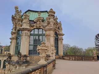 Dresden Zwinger palace barogue style march 2024 year