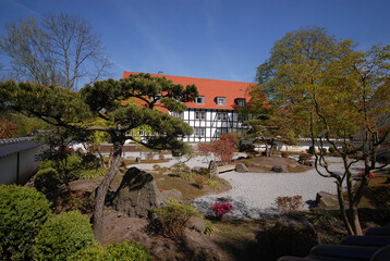 Fototapeta na wymiar Japanischer Garten in Bielefeld 