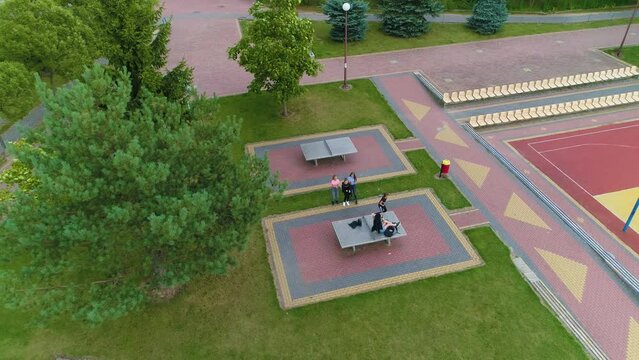 Playground Lomza Plac Zabaw Aerial View Poland