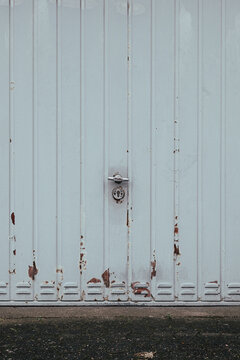 old door with lock