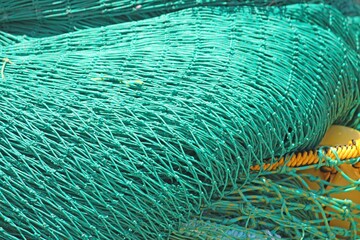 Nylon green trawler fishing net