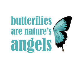 Stylish , fashionable and awesome Butterfly typography art and illustrator, Print ready vector  handwritten phrase butterfly T shirt hand lettered calligraphic design. Vector illustration bundle.