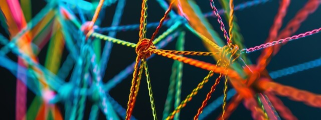 Together, diverse teamwork strength support unity communicate team rope connect partnership , Empower power cooperation background color concept symbolizing the power and strength community. pride