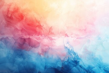 the abstract background is hazy. shades of red and yellow and blue . a place for text, advertising - obrazy, fototapety, plakaty
