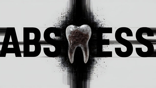 Dental Abscess Awareness - dark, foreboding, indicating seriousness of dental abscesses