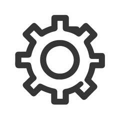 gear icon vector illustration