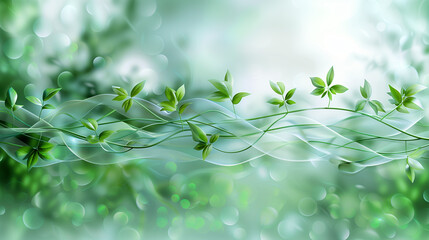 Nature background Green Spring Leaves Beautiful Natural Freshness Leaves Wallpaper