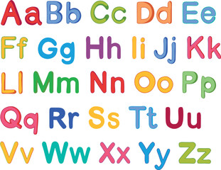 Art & Illustration | English alphabet Letter, Color cartoon alphabet, cartoon Character, color Splash, english png.eps