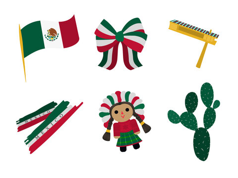 Elementos patrios de M&eacute;xico. Transparencia