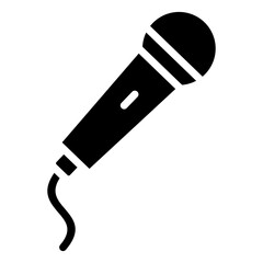 Speech Microphone  Icon Element For Design
