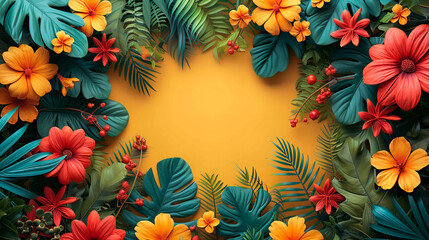 Colorful  Summer Background