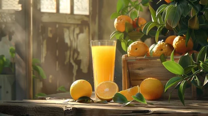  A Glass of Fresh Orange Juice. © MP Studio