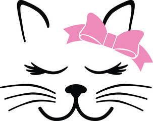 Stylish , fashionable and awesome cat and mom typography art and illustrator, Print ready vector  handwritten phrase cat  T shirt hand lettered calligraphic design. Cat Vector illustration bundle.