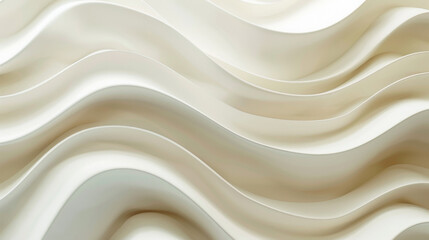 Elegant, wavy texture in soft beige tones for minimalist design - obrazy, fototapety, plakaty