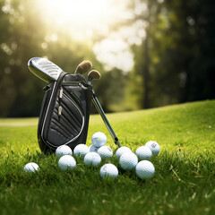 Beautiful image of  golf  made by generative Ai