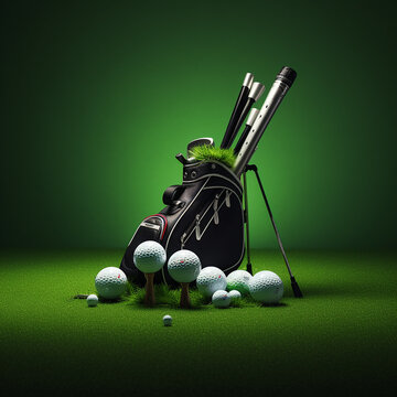 Beautiful image of  golf  made by generative Ai