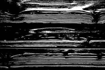 Grunge Wood Plank Background - Black & White Texture