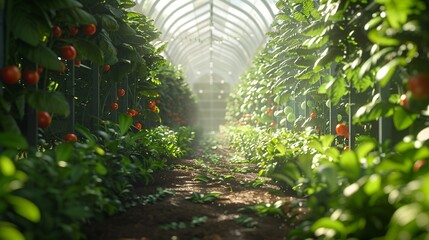 Adopting organic farming methods to reduce reliance on synthetic inputs - obrazy, fototapety, plakaty