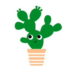 Stylish , fashionable and awesome Cactus Love art and illustrator design .Cactus desert silhouettes set