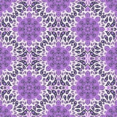 Summer floral print seamless mandala flower pattern for fabrics and wrapping paper and kids clothes textiles