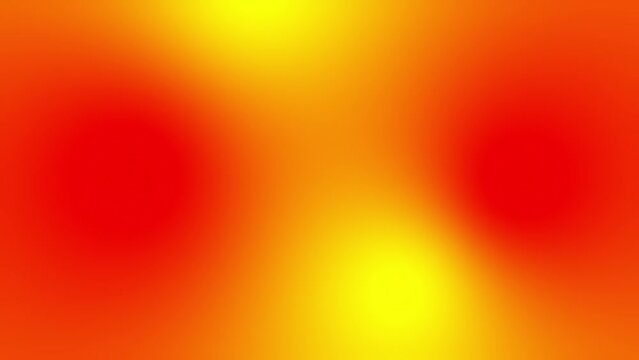 Red and orange gradient background. Animation of moving abstract blur background. Seamless loop backdrop