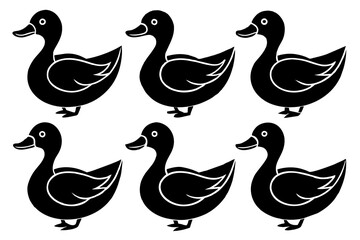 Duck icon vector illustration 