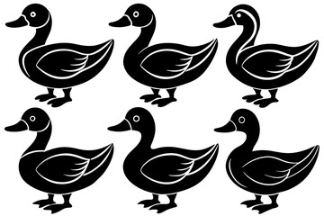 Duck icon vector illustration 