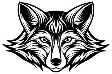 Fox head Icon  Vector Illustration