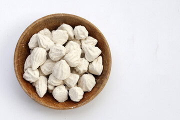 White clay filler, Soft-prepared chalk.  Thai tradition, Songkran Festival