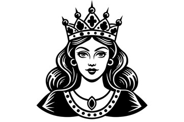 the queen  Vector Illustration