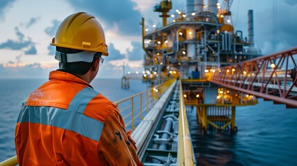 Oil and gas industry workers 