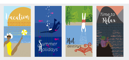 Summer vacations holidays nature landscapes